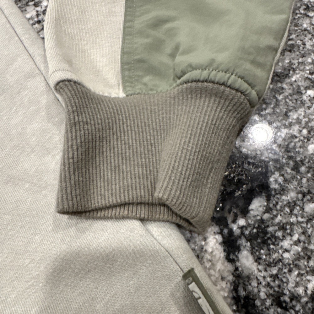 The North Face Jacket Mens Medium Green Olive Steep Tech Full Zip Sweater #130 - Picture 3 of 10